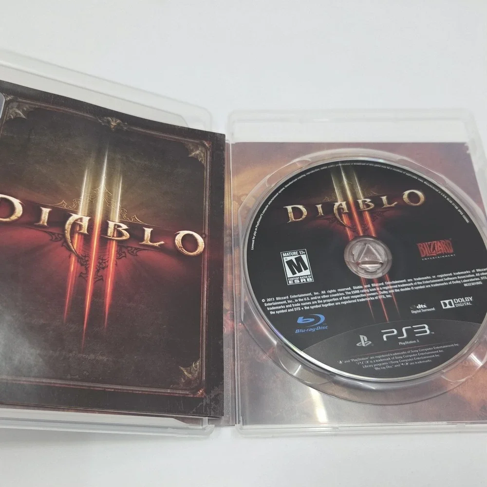 Diablo III PS3 PlayStation 3 Game Complete CIB Tested Clean Disc Blizzard